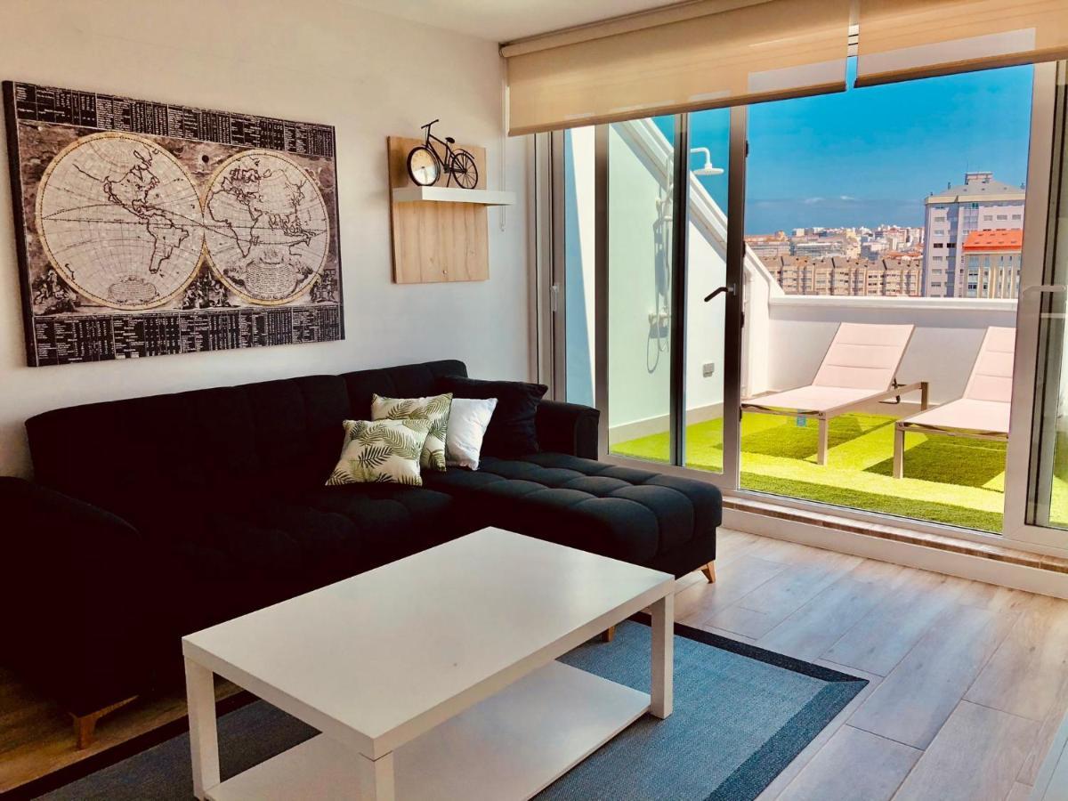 Atico Estacion Apartment A Coruna Luaran gambar